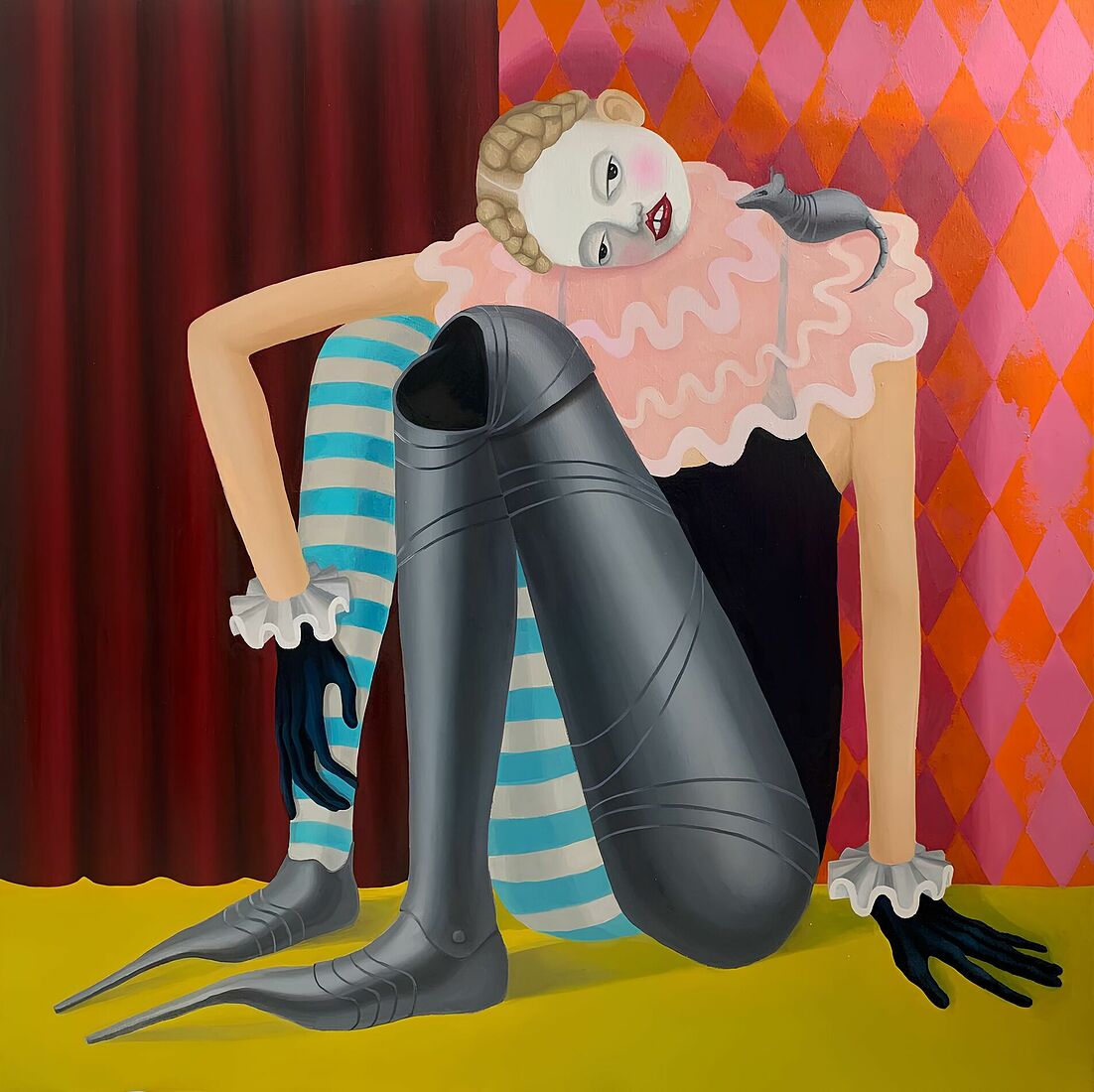 Canvas, oil, 100х100 cm, 2025